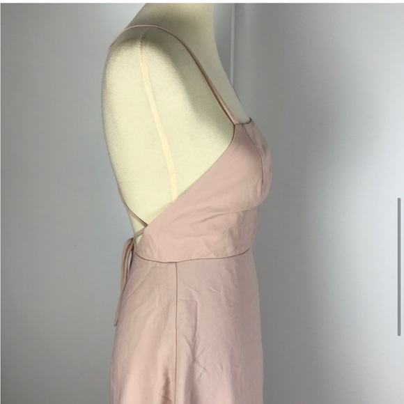 Show Me Your Mumu NEW NWT Calypso Ruffle Blush Bridesmaid Prom Dress Size Small - Picture 4 of 7